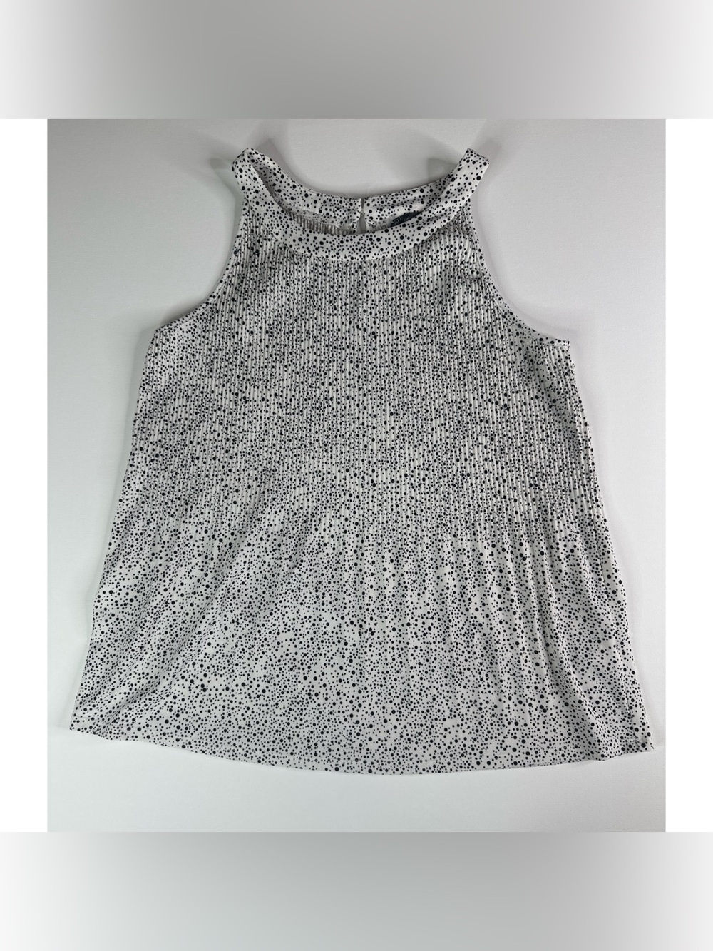 Adrianna Papell Polka Dot Halter Sleeveless Top